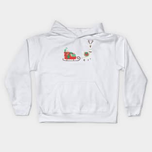 Christmas llama Kids Hoodie